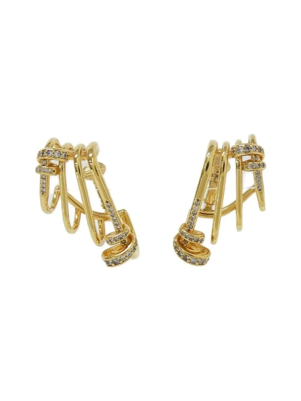 Fendi Filo Earring Gold